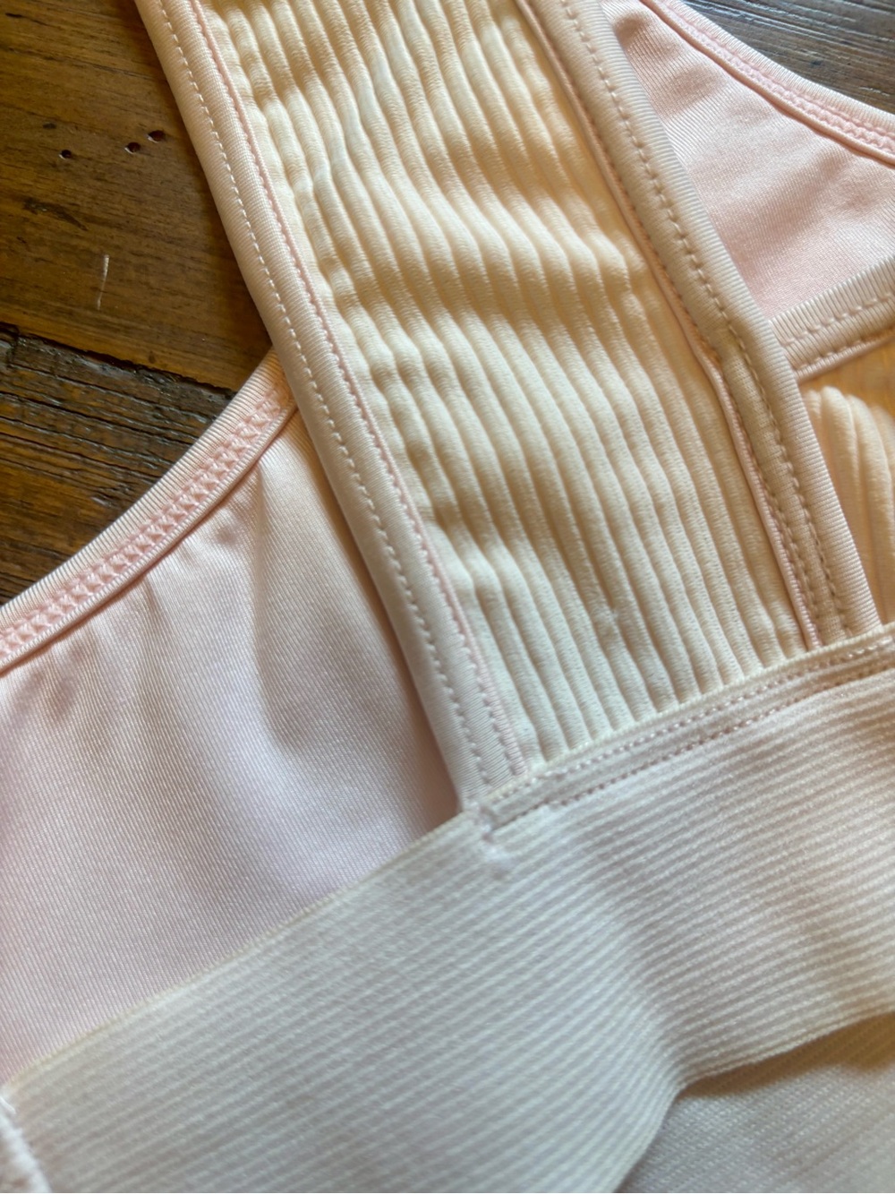 Frankie’s bikinis pink ribbed bikini set - Picture 9 of 11